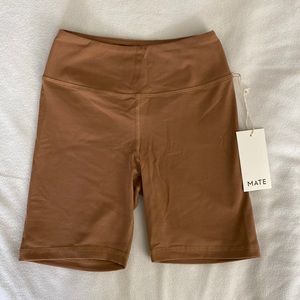 NWT mate the label biker shorts